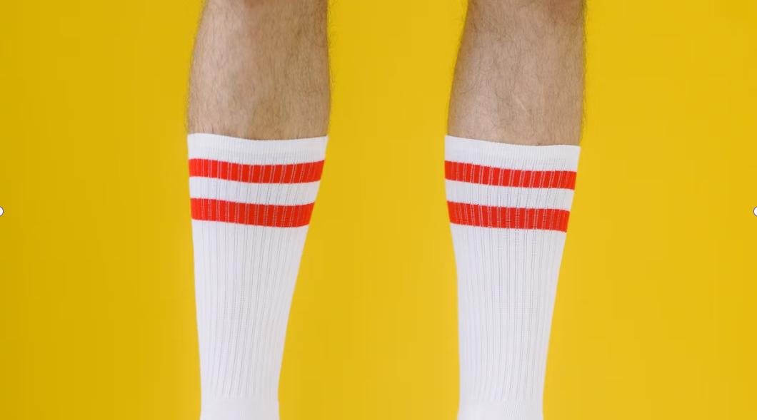 Orange Sports Socks for Men